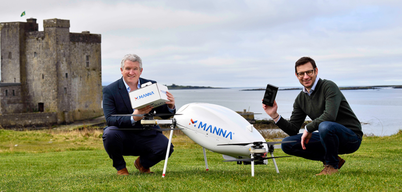 Samsung and Manna team up for Irish drone delivery service | Robotics ...