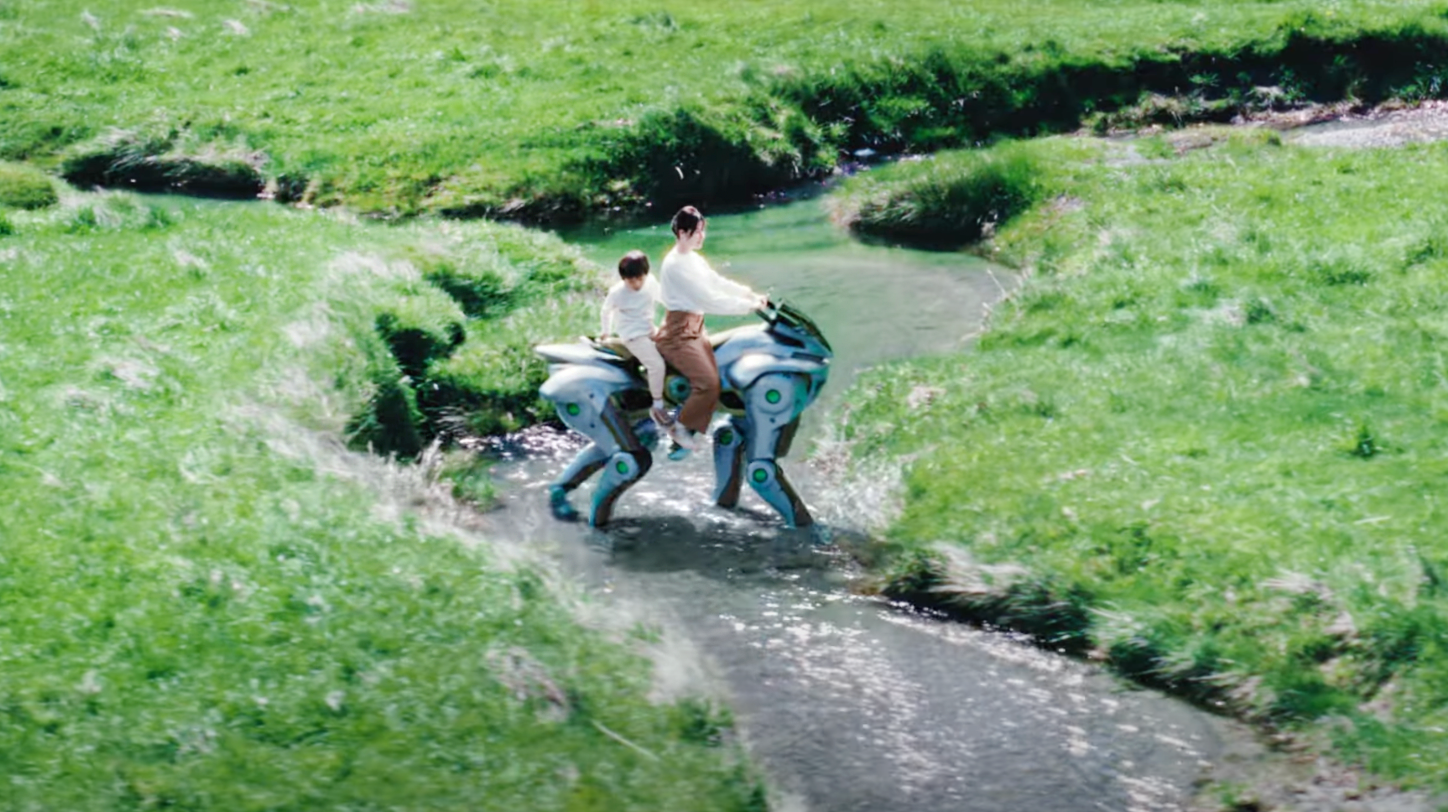 Robotic Riding Lion A robot that you ride like a horse is being developed. It will stretch ...